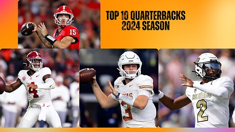 Pre-Season Top 10 QB's 2024 | College Football Wrap-Around Special