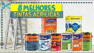 🏆 8 Melhores Tintas Acrílicas Para Parede