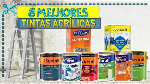 🏆 8 Melhores Tintas Acrílicas Para Parede