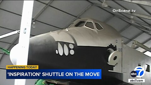 Original space shuttle mock-up to move through Downey for restoration