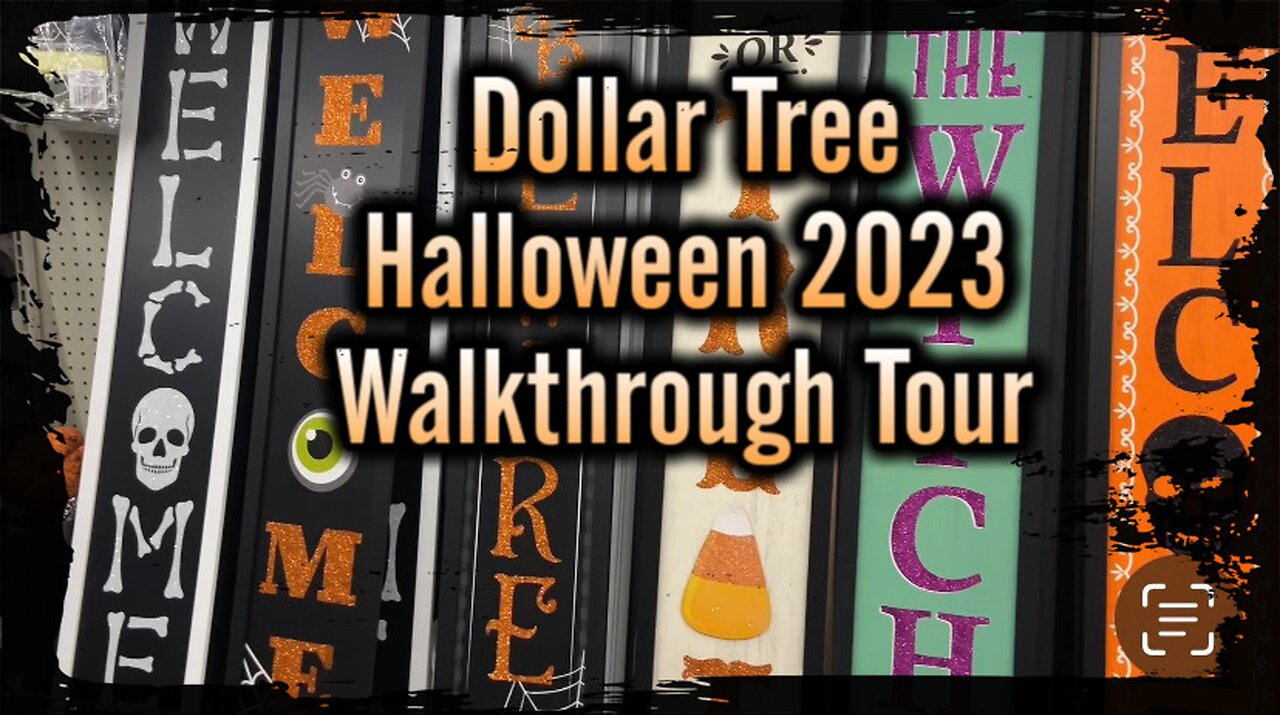 Dollar Tree Halloween 2023 Walkthrough Tour