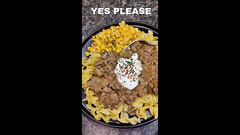 Hamburger Stroganoff. Ground Beef Stroganoff. Hamburger Gravy. real food ~ real simple ~ real good