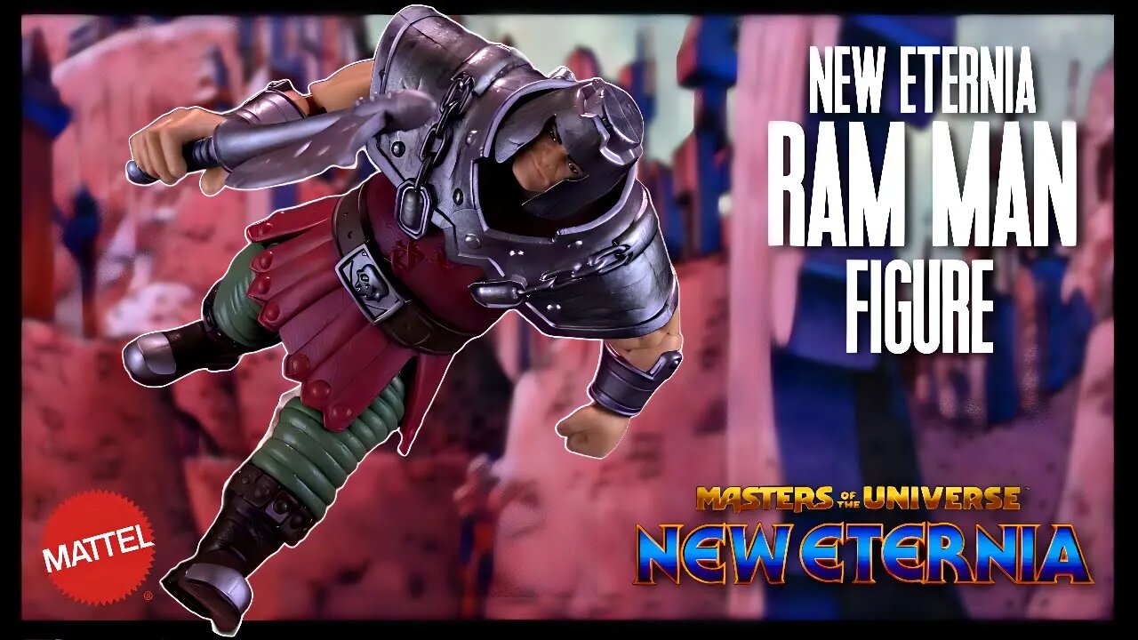 Mattel Masters Of The Universe New Eternia Ram Man Figure @TheReviewSpot
