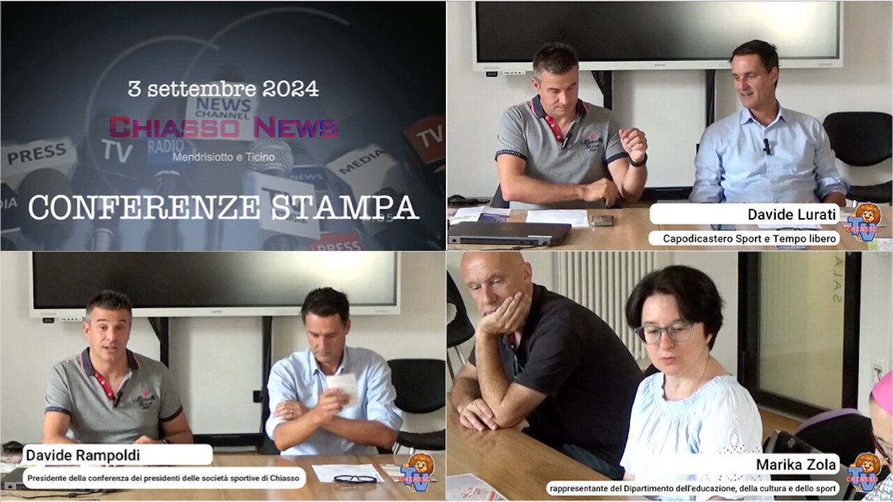 3 settembre 2024 - Conferenza Stampa Sportissima 2024