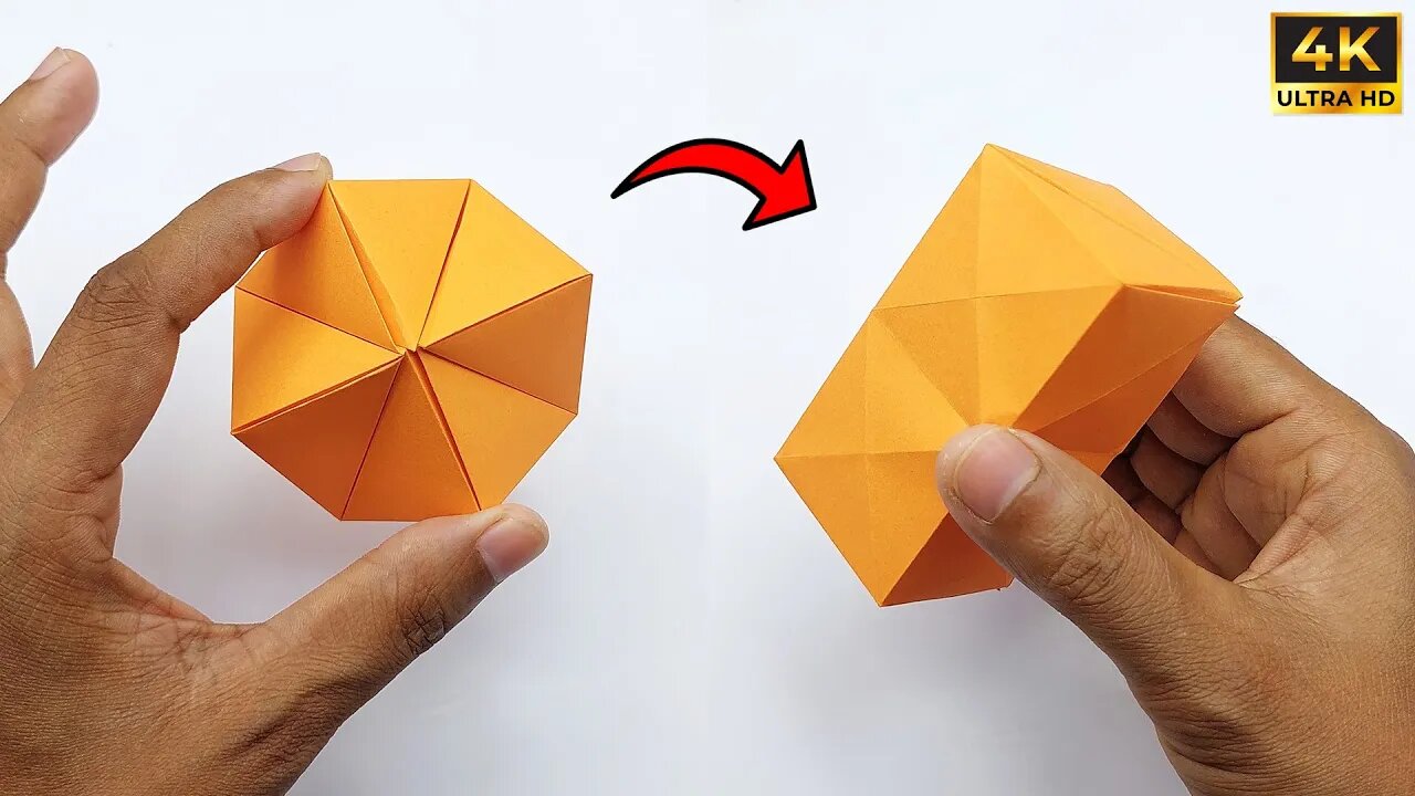 Transforming Cube - How to Make Paper Toy Antistress - Best Handmade Paper Crafts Easy