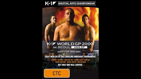 K-1 World GP Seoul Aug 02 2009 Jangchung Gymnasium, Seoul, South Korea