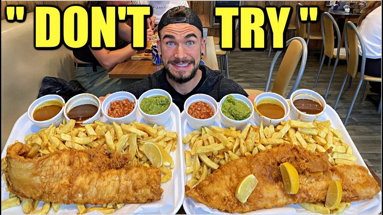 "TRULY IMPOSSIBLE" 16LB FISH & CHIP CHALLENGE | England's Biggest Fish Supper Challenge