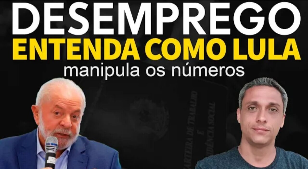 In Brazil Did the LULA misgovernment reduce unemployment? Understand how PT is manipulating the numbers