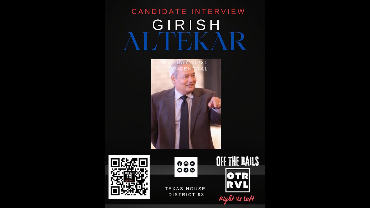 Election 2024 Candidate Interview, Girish Altekar, US House of Representative, Texas 37th District