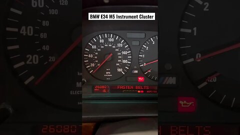 BMW E34 M5 Instrument Cluster #bmw #bmwm5 #bmwe34 #diy #restoration #automotive #cars #engine #tools