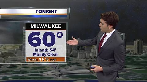 Small chance of pop-up showers Friday afternoon