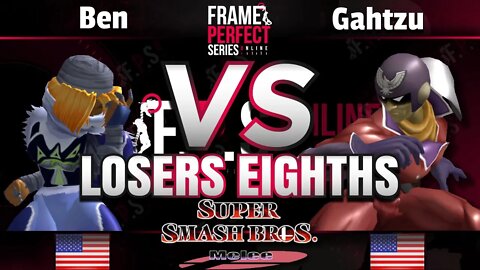 FPS2 Online Losers Eighths - Ben (Sheik) vs. Revenge | Gahtzu (C. Falcon) - Smash Melee