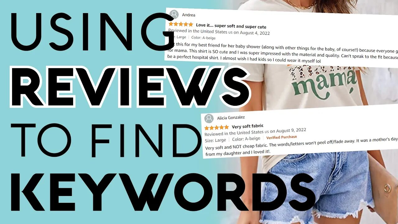 Amazon Reviews And Keywords For Your Merch Shirt Listings. Research And SEO Tips For Print On Demand