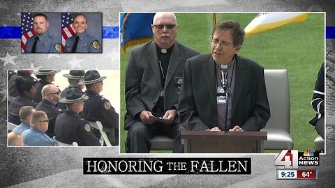 Chaplain speaks at WyCo deputies memorial service