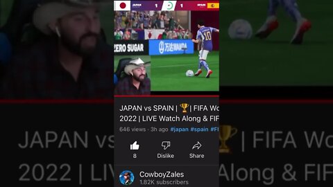 Live reaction to Japans historic comeback! #fifaworldcup2022 #japan #spain