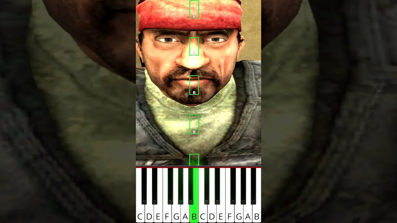 counter strike chad (DaFuq!?Boom!) - Octave Piano Tutorial