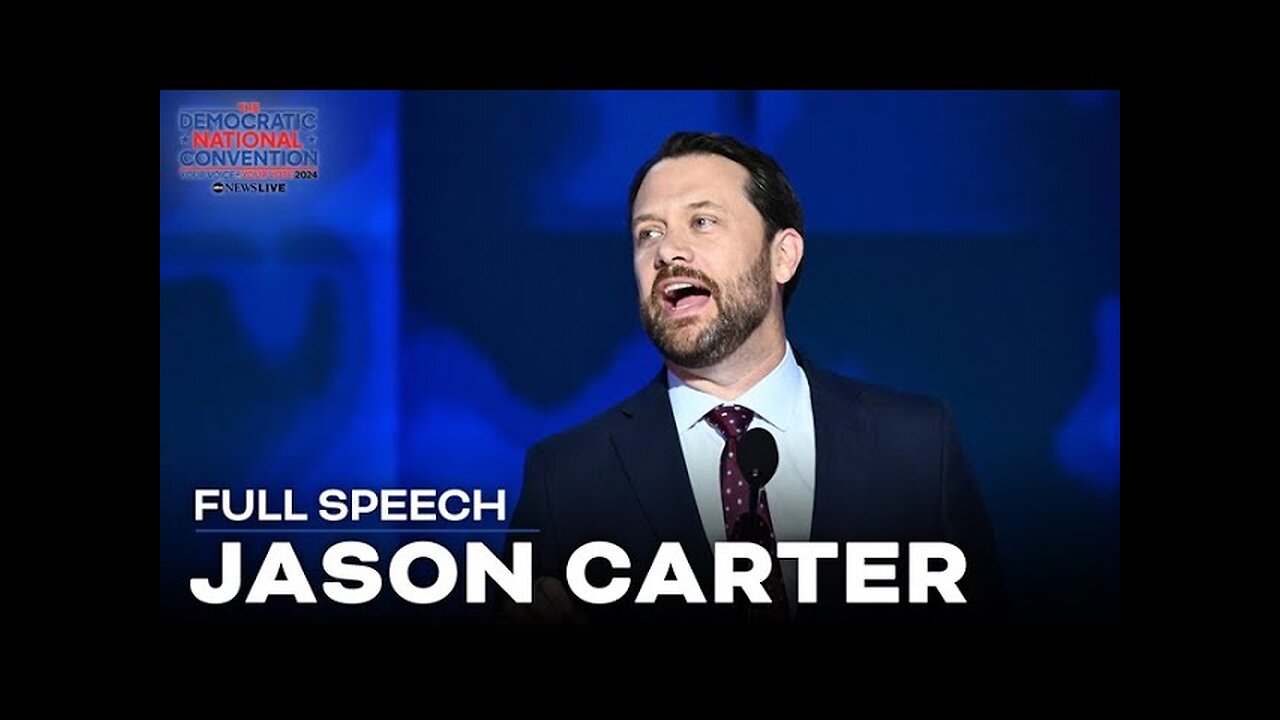 FULL SPEECH: Jason Carter at the DNC: ‘Harris carries my grandfather's legacy’