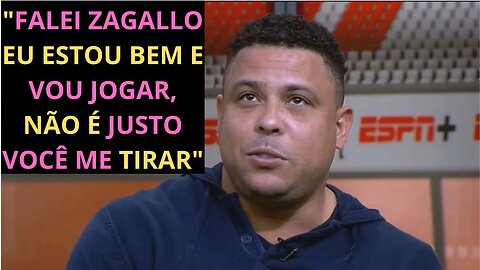 RONALDO FENÔMENO FALA DA CONVULSÃO NA FINAL DA COPA DE 1998