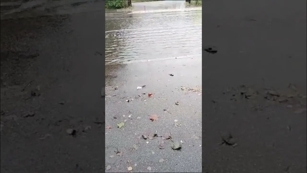 September 2023 Rain Flood in Nottingham UK #BritishWeather #Shorts #Floods