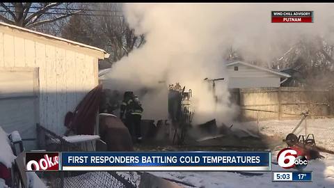 Bitterly cold temperatures are dangerous for first responders too