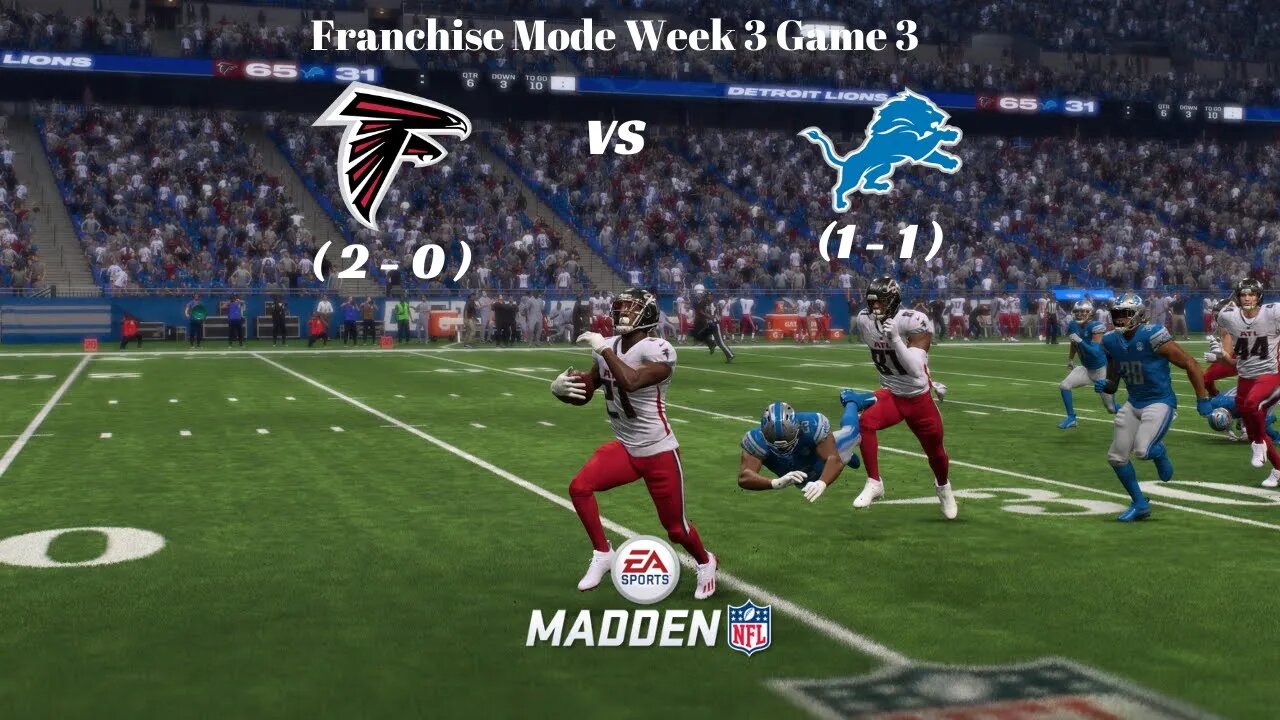 Madden 24| Franchise Mode | Week 3 Game 3| @ Detroit Lions | PS5 Gameplay| #nfl #madden24