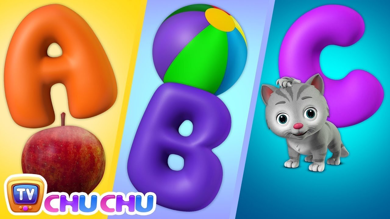 ABC song with _chuchu toy train alphabet song for k...