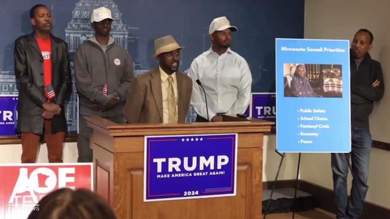 🔥Minnesota Somali Leaders Endorse Trump: “He’s a fighter. That’s it. We like fighters. More importantly, the left left us.