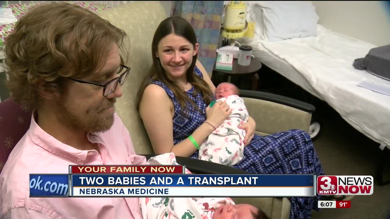 Two babies and transplant
