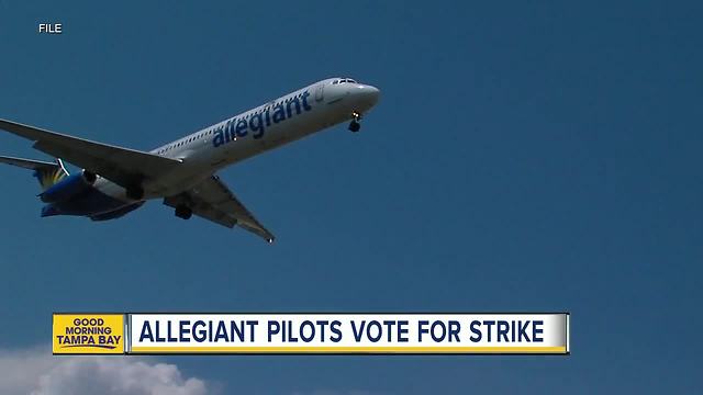 Allegiant Air pilots vote to authorize strike 'should it become necessary'