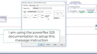 Reading PowerFlex 525 Output Current Using Message Instructions in Studio 5000