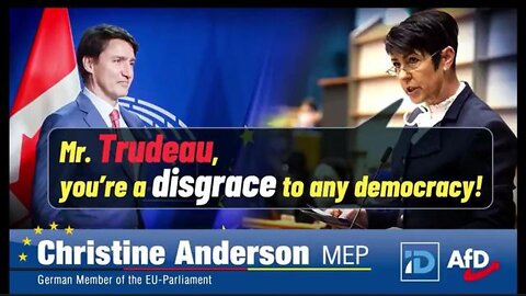 MP Anderson: Destroys Trudeau