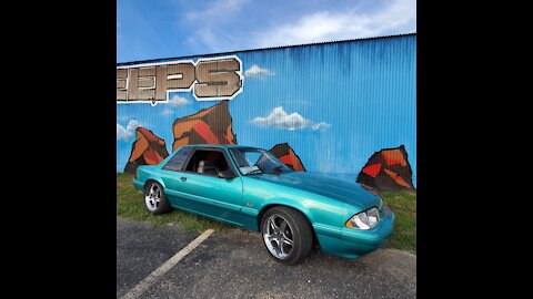 Burnout Foxbody Mustang 347ci 1992 Calypso Coupe