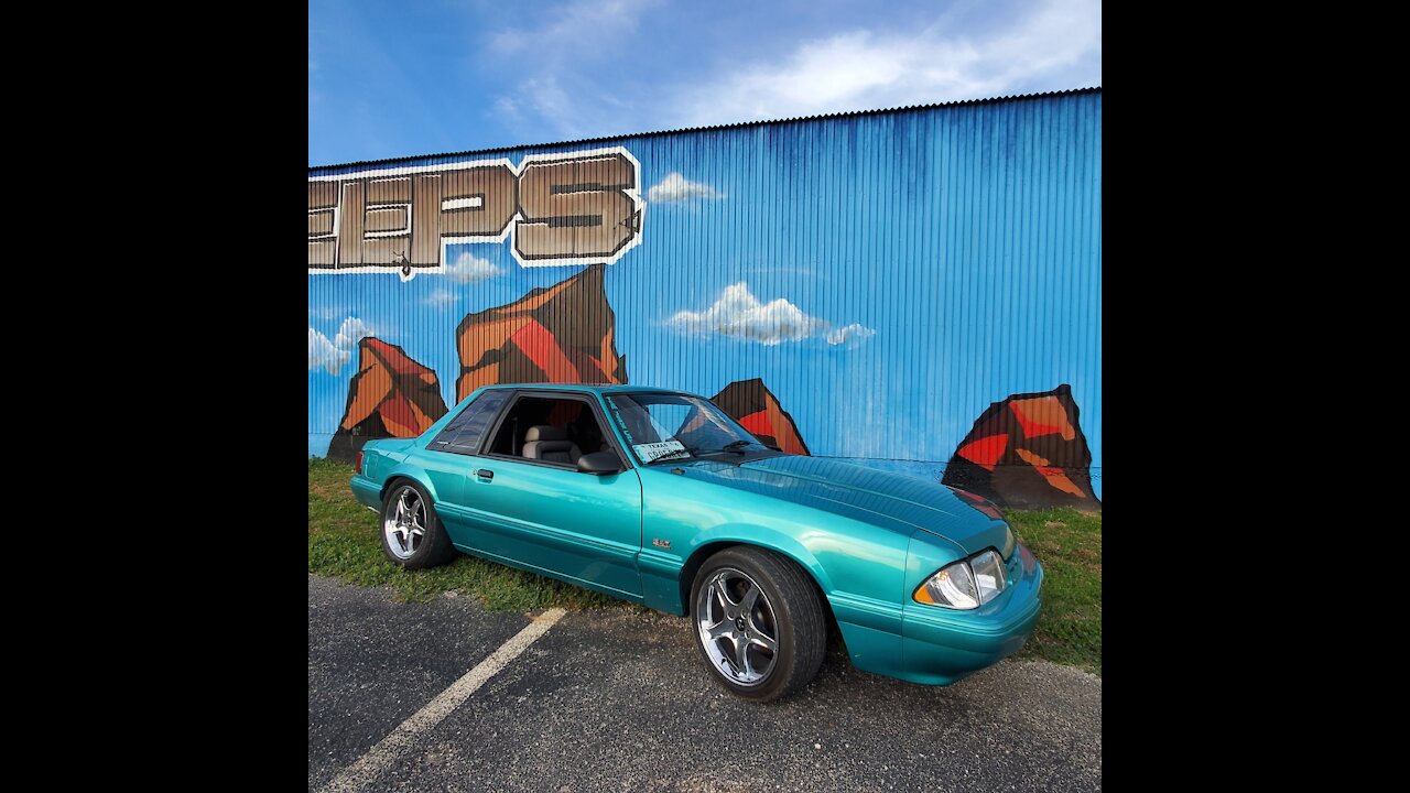 Burnout Foxbody Mustang 347ci 1992 Calypso Coupe