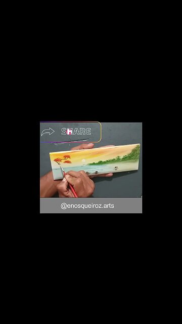 😃Tecnica Facil paisagem [Painting Landscape]