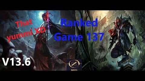 Ranked Game 137 Yone Vs Zed Mid League Of Legends V13.6