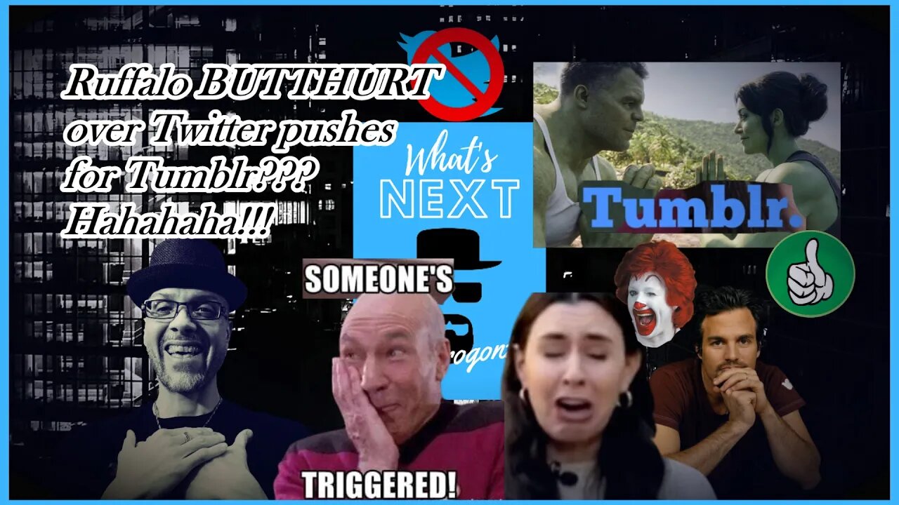 RUFFALO CRIES OVER "NEW" TWITTER PUSHES FOR TUMBLR???