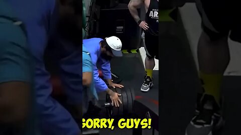 He Apologized To The Weights! 🤣