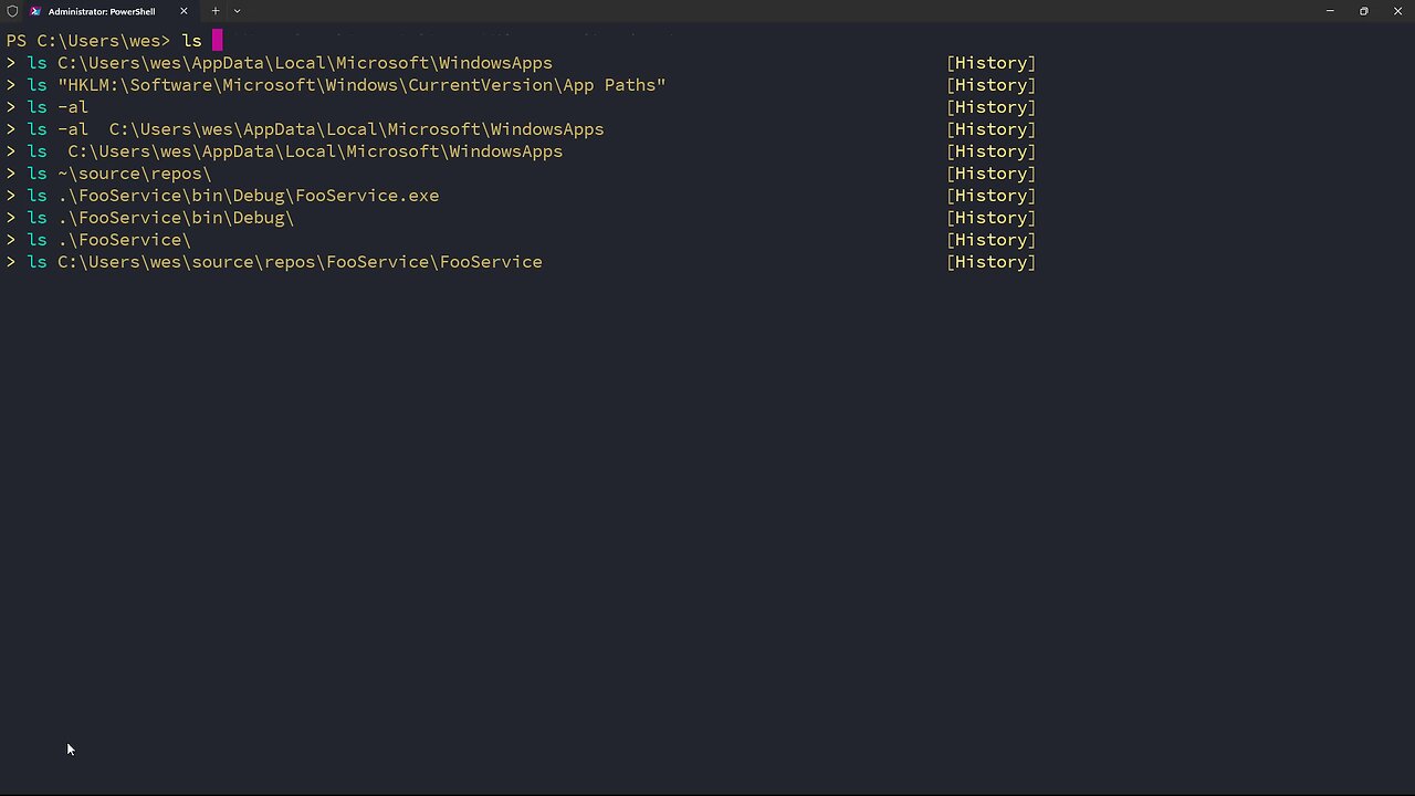 pwsh - Predictions - List vs Inline View