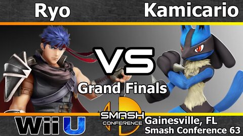 MVG|Ryo (Ike & Roy) vs. Kamicario (Lucario) - Grand Finals - SC63