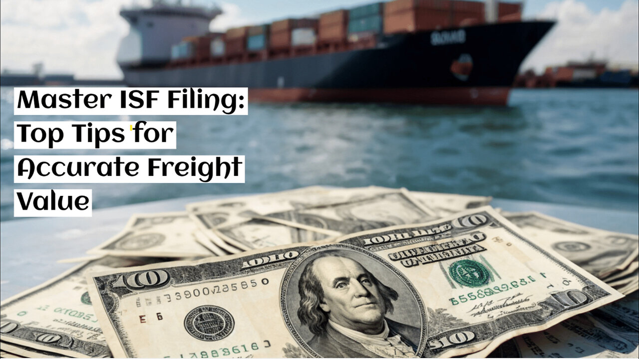 Mastering Freight Value Declaration: Best Practices for ISF Filing