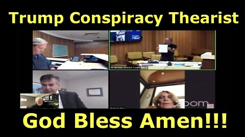 Trump Conspiracy Theorist Loses His Mind In Court!!!