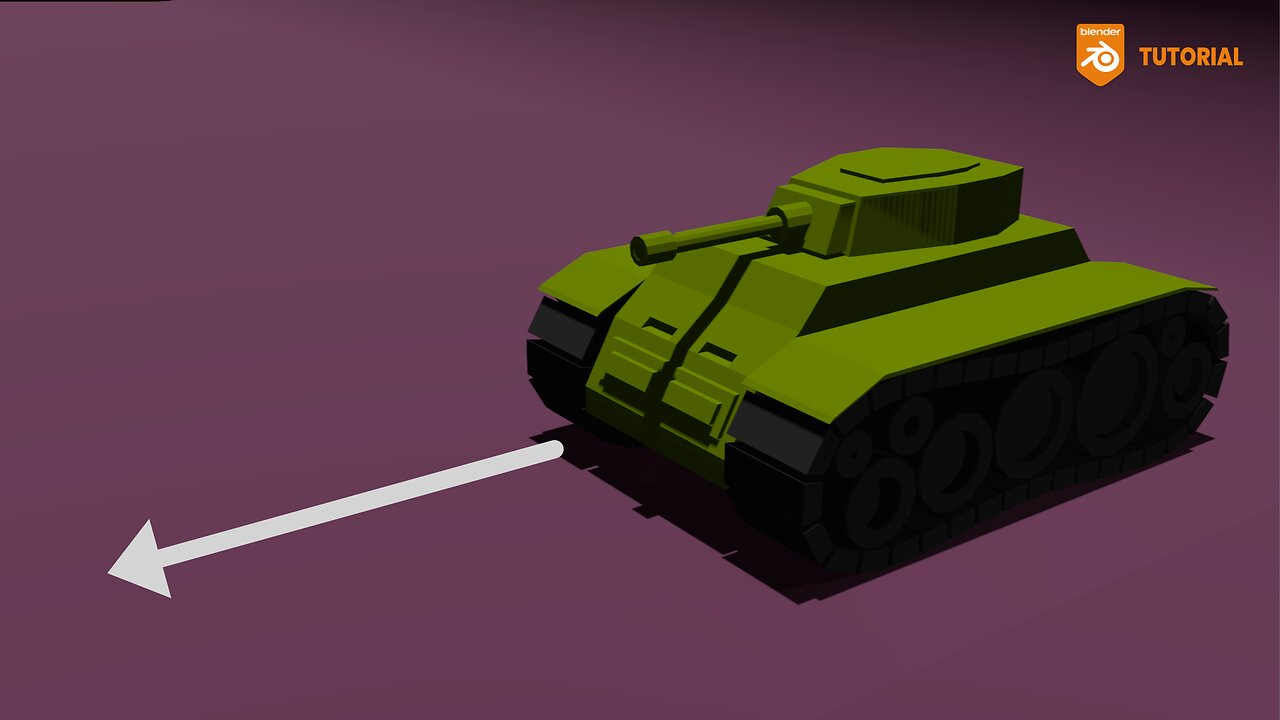 How to make a tank track animation in Blender 3.3