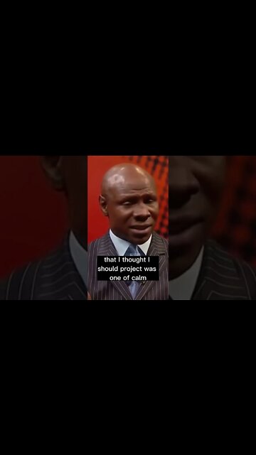Chris Eubank - The character you present