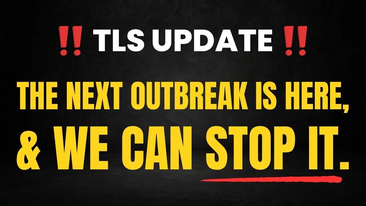 URGENT MESSAGE FROM TLS!!! Share this everywhere.