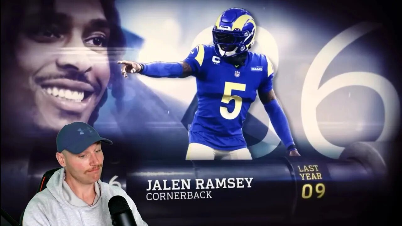 Rugby Player Reacts to JALEN RAMSEY (CB, Dolphins) #36 The Top 100 NFL Players of 2023