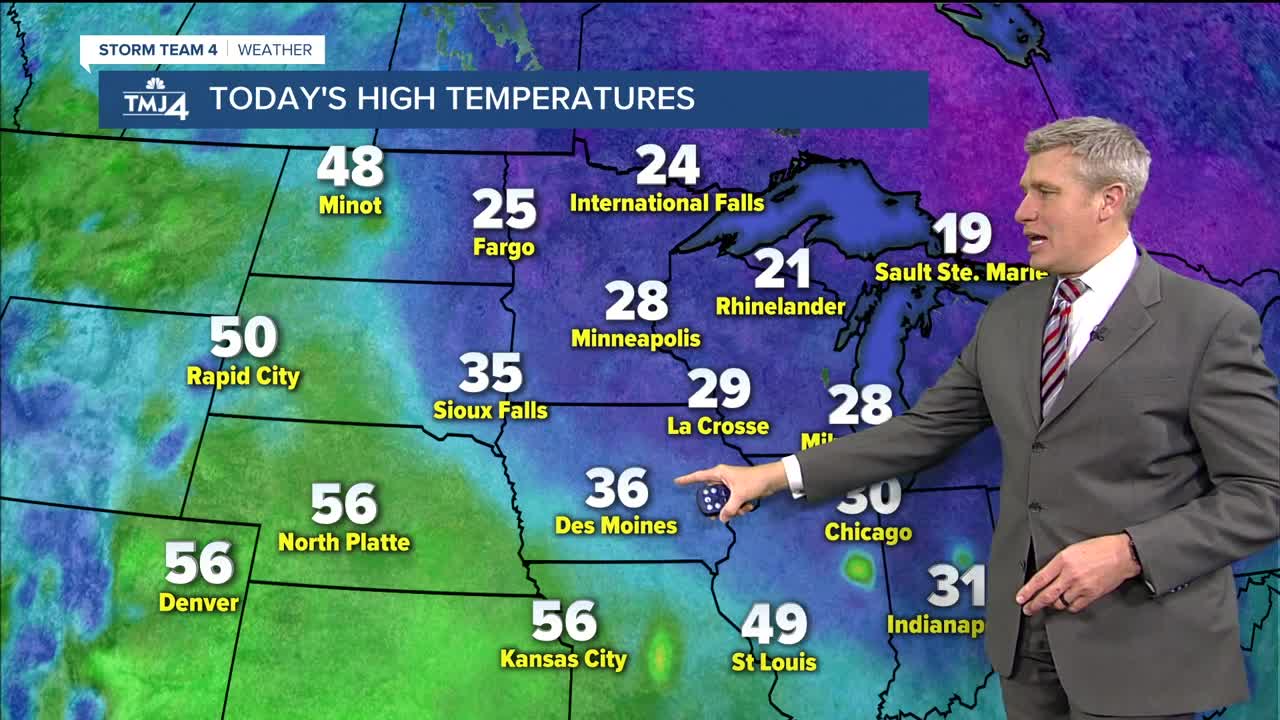 Mostly clear Friday night, big warm up coming this weekend