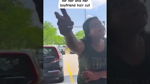 Karen REFUSES TO PAY FOR BOYFRIENDS HAIRCUT!