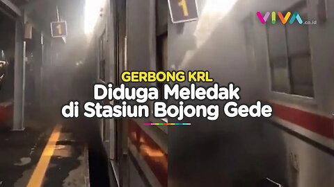 Kata KAI Soal KRL Diduga Meledak di Stasiun Bojong Gede