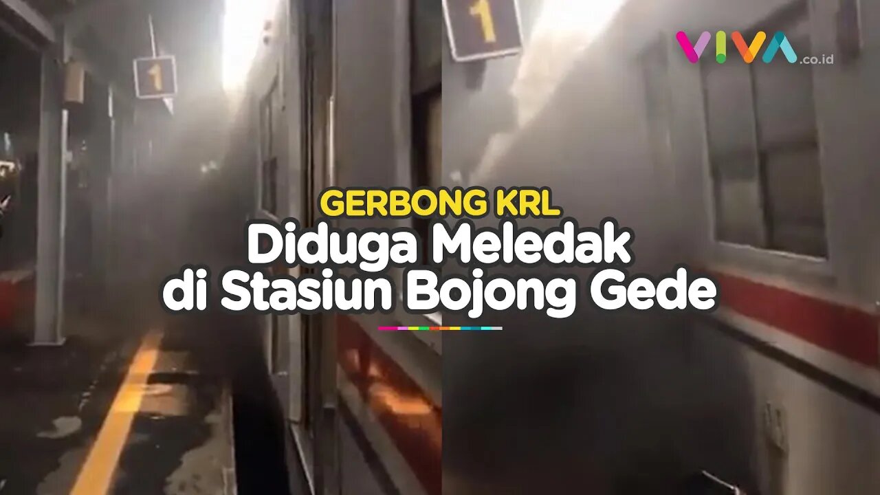 Kata KAI Soal KRL Diduga Meledak di Stasiun Bojong Gede