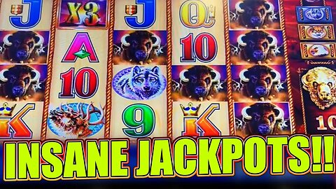⭐️Triple Jackpot MAX BET Buffalo Gold⭐️